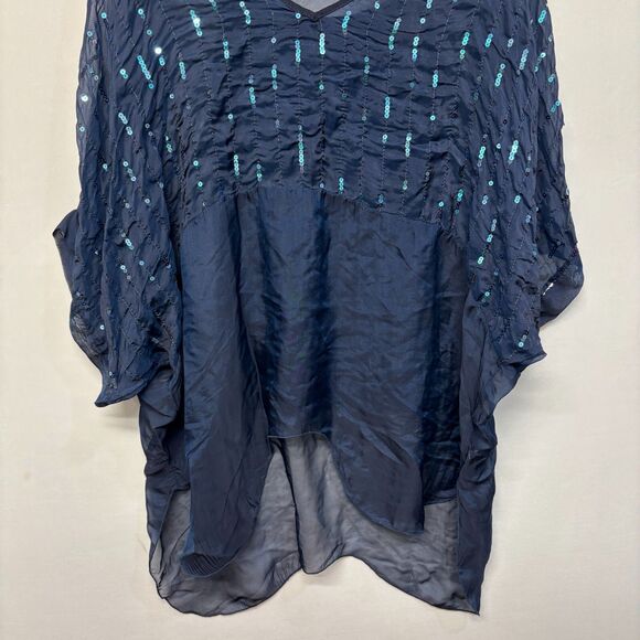 NWT Moda Seta Italy Women Blouse Top Shirt Size Small Built-in Tank D006 -13 - Picture 14 of 16